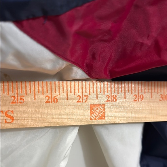 Vintage Reebok Men’s Navy and Burgundy Windbreaker Size L - Picture 2 of 6